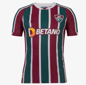 Camisa Fluminense I 22/23 Masculina Vinho + Verde