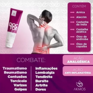 Doctor Fit Gel Massageador Hidratante Aliviador Akmos